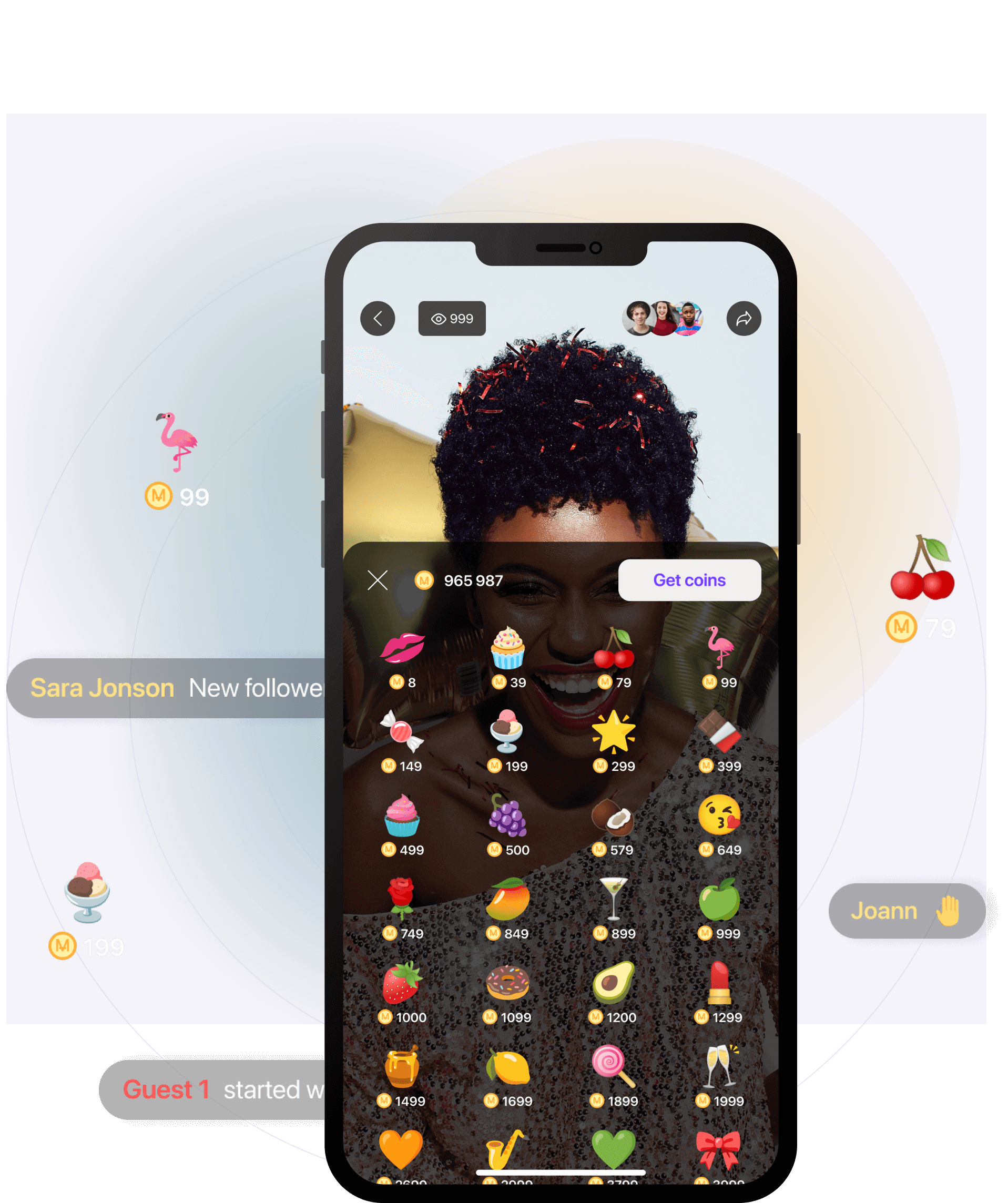 Live Stream Function Streaming app development